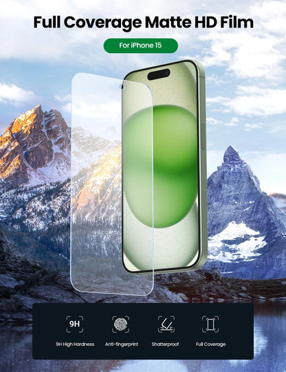 UGREEN iPhone 15/16 Matte Screen Protector with Installation Frame – SP427 – 25645