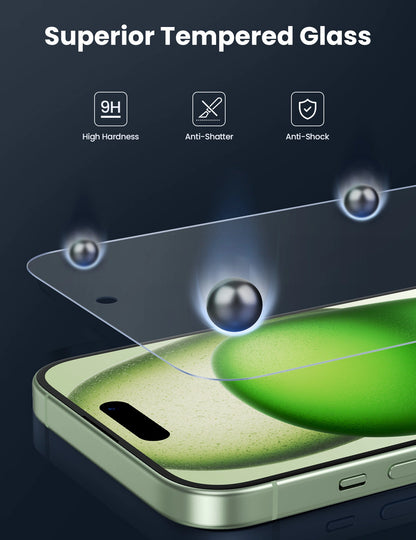 UGREEN iPhone 15/16 Matte Screen Protector with Installation Frame – SP427 – 25645