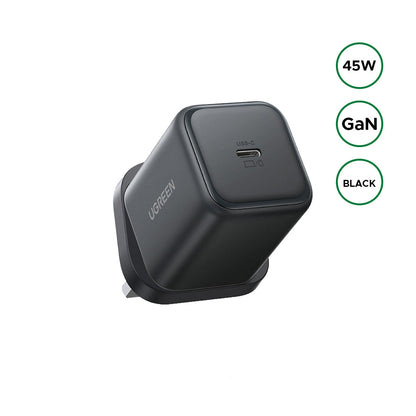 UGREEN 45W Type-C GaN Fast Charger UK – X524 – 65056B