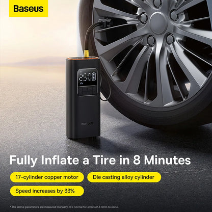 Baseus Super Mini Pro Series Wireless Car Inflator Cluster Black – C11159300111-00