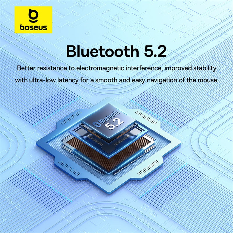 Baseus F02 Ergonomic Bluetooth + 2.4G Wireless Mouse