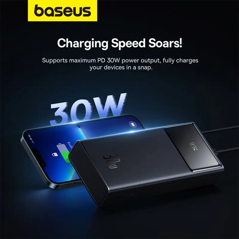 Baseus 30000mAh 30W Star-Lord Digital Display Fast Charging Power Bank