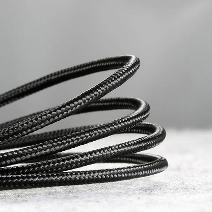 Baseus Cafule 1M Cable USB For Micro 2.4A Gray+Black – CAMKLF-BG1 (0.25m / 1m / 2m / 3m)