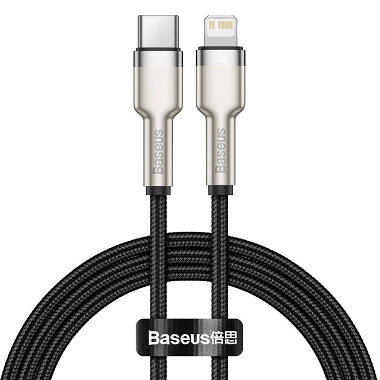 Baseus Cafule Series USB-C to Lightning Metal Data Cable (0.25m / 1m / 2m)