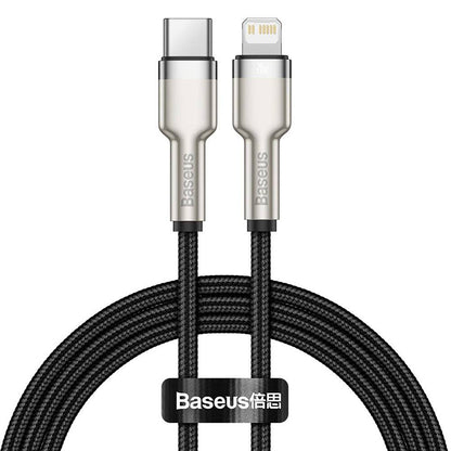 Baseus Cafule Series USB-C to Lightning Metal Data Cable (0.25m / 1m / 2m)