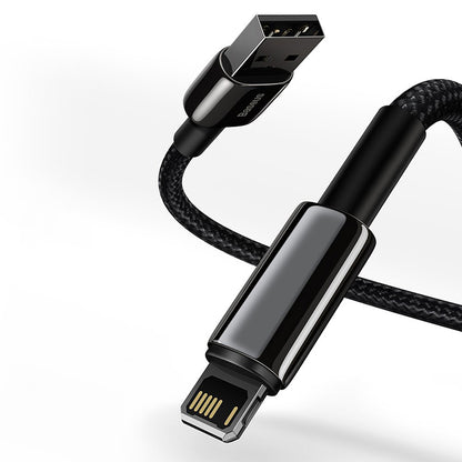 Baseus Tungsten Series USB to Lightning Metal Data Cable (1m / 2m)