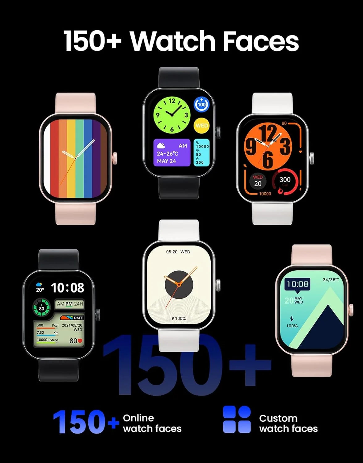Haylou Watch S6 Smart Watch – Black