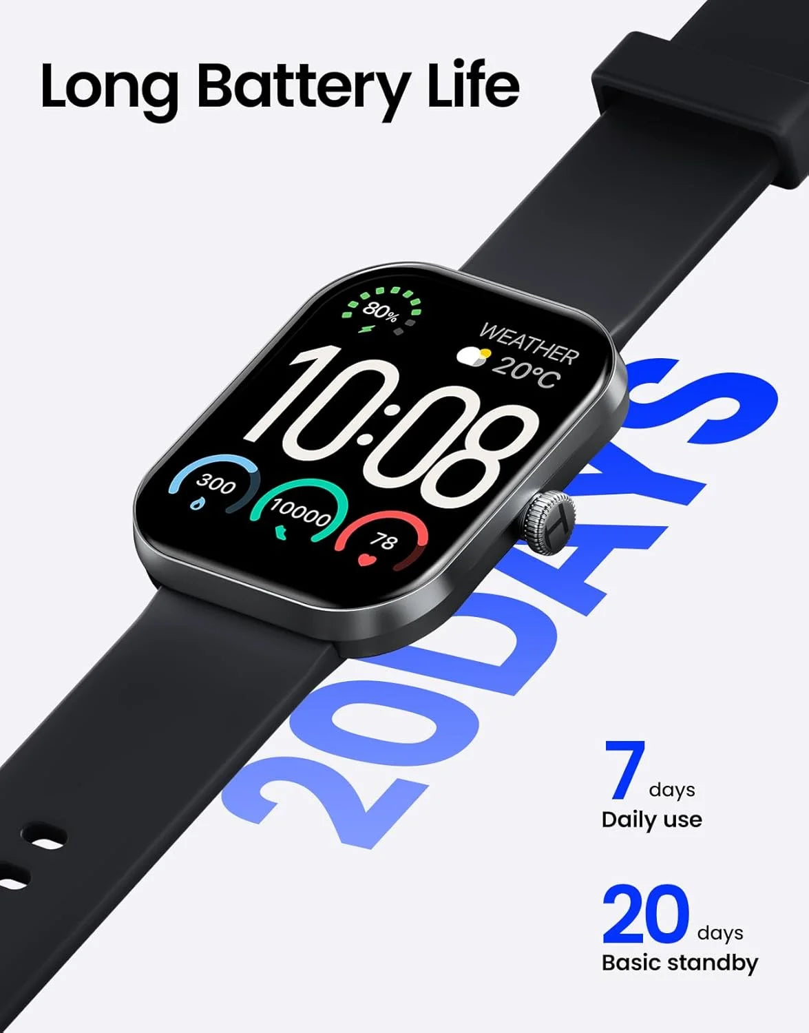 Haylou Watch S6 Smart Watch – Silver