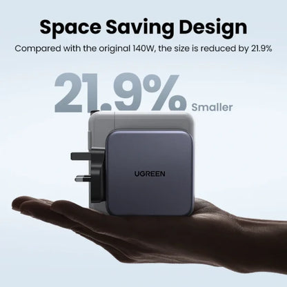 UGREEN 140W GaN Fast Charger with Type-C to Type-C 1.5Meter Cable – CD289 - 90322