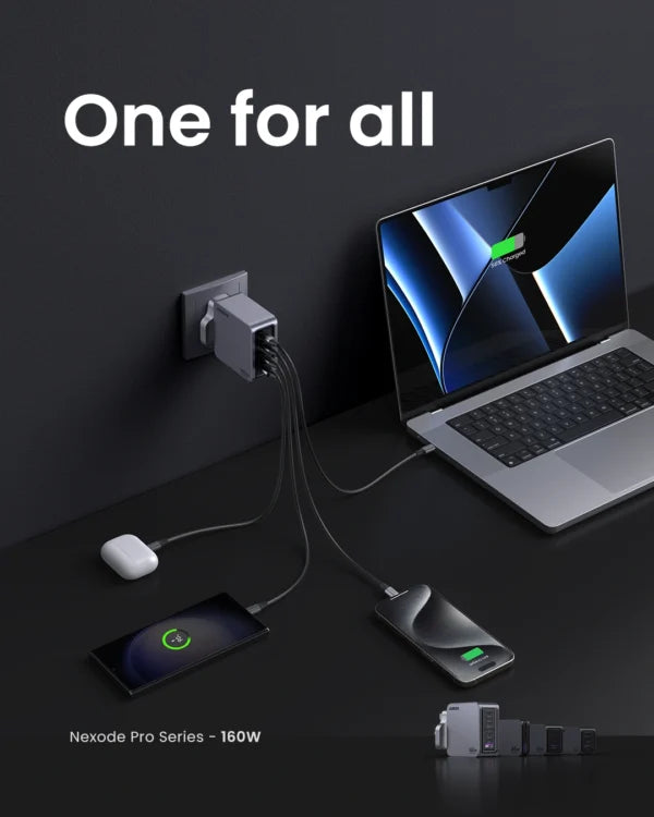UGREEN 160W Nexode Pro GaN Fast Charger With Type-c to Type-c Cable – X763 - 25878