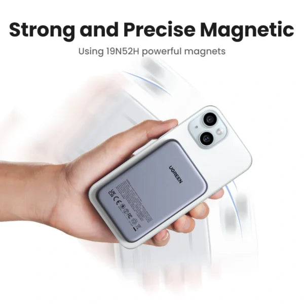 UGREEN 10000mAh 20W Qi2 Magnetic Wireless Power Bank – PB763 - 55135B
