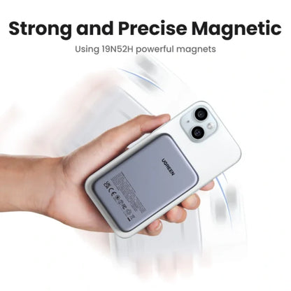 UGREEN 10000mAh 20W Qi2 Magnetic Wireless Power Bank – PB763 - 55135B