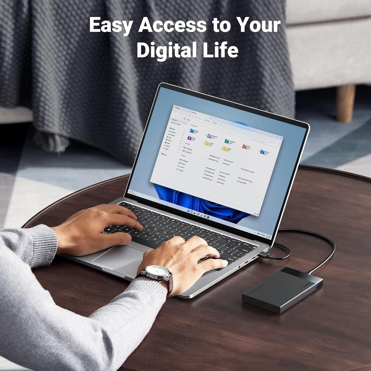 UGREEN 2.5 Inch SATA HDD / SSD Hard Drive Enclosure