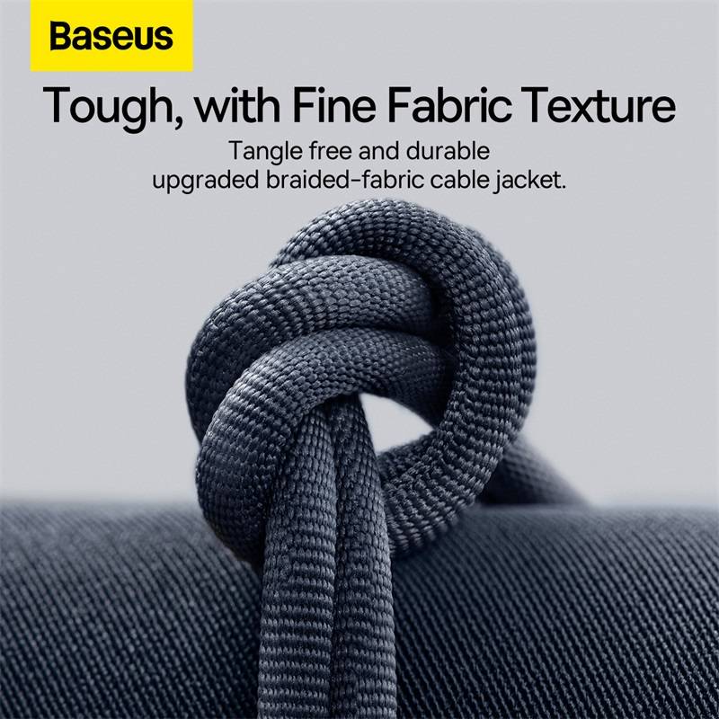 Baseus 1.2m Type-C to Lightning 20W Fast Charging Data Cable-Crystal Shine Series – Blue