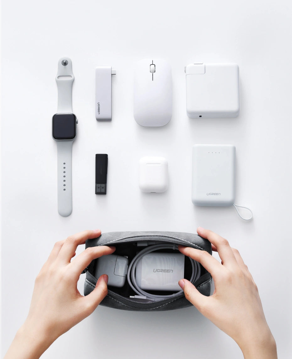 UGREEN Electronics Accessories Storage Bag with Lanyard