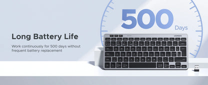 UGREEN Mini Multi-mode Bluetooth & Wireless Keyboard – K551- 75049
