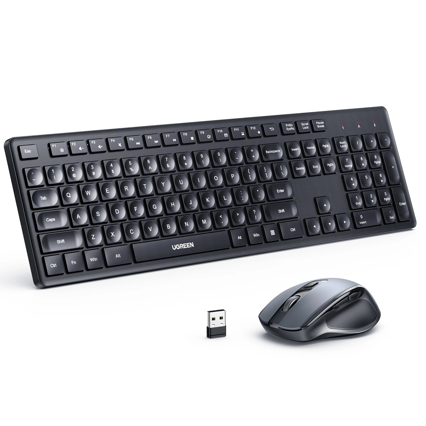 UGREEN Wireless Keyboard and Mouse Combo Without Battery – MK006 – 35740