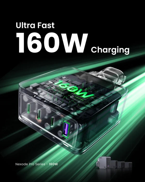 UGREEN 160W Nexode Pro GaN Fast Charger With Type-c to Type-c Cable – X763 - 25878