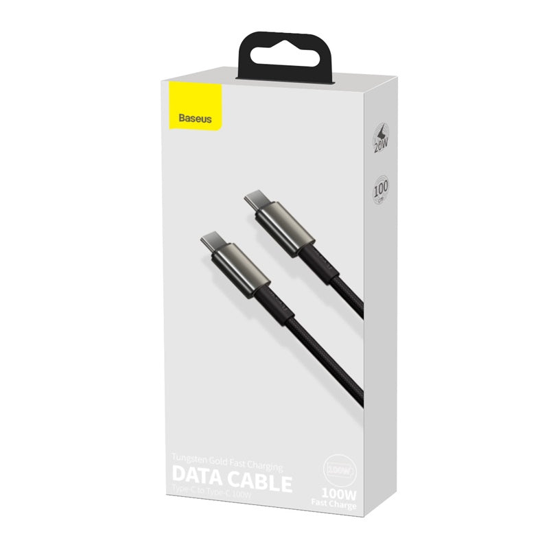 Baseus Tungsten Gold Fast Charging Data Cable Type-C to C 100W