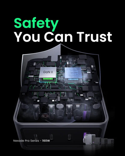 UGREEN 160W Nexode Pro GaN Fast Charger With Type-c to Type-c Cable – X763 - 25878