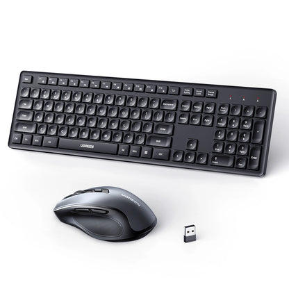 UGREEN Wireless Keyboard and Mouse Combo Without Battery – MK006 – 35740