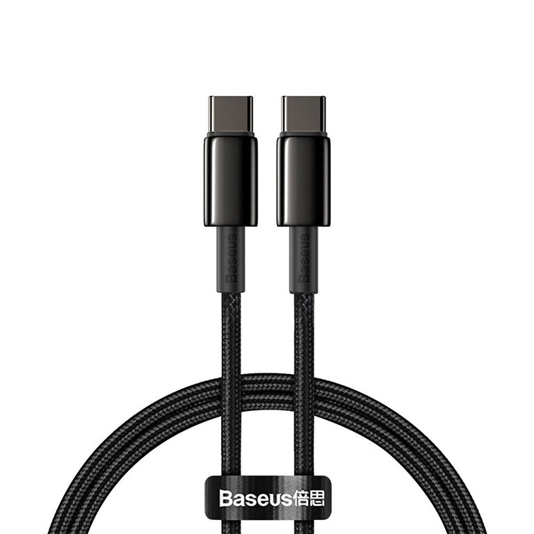 Baseus Tungsten Gold Fast Charging Data Cable Type-C to C 100W
