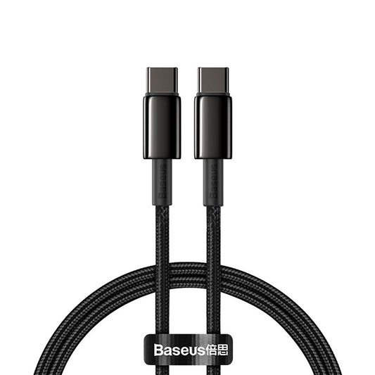 Baseus Tungsten Gold Fast Charging Data Cable Type-C to C 100W