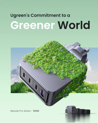 UGREEN 160W Nexode Pro GaN Fast Charger With Type-c to Type-c Cable – X763 - 25878