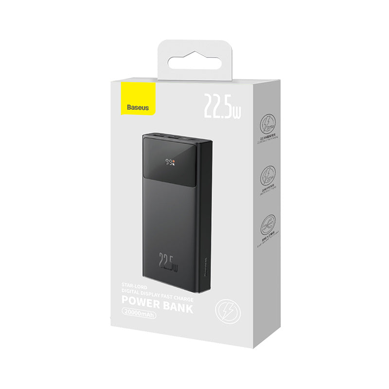 Baseus 30000mAh 22.5W Star-Lord Digital Display Fast Charge Power Bank