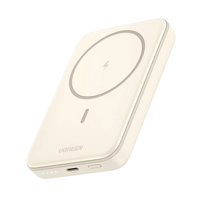 UGREEN 10000mAh 20W Magnetic Wireless Power Bank White – PB561 - 25208